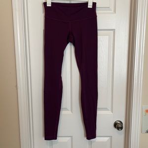 Lululemon Royal Purple Wonder Unders